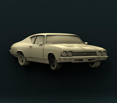 CAR 3D STL 3DWave